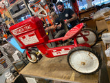 Vtg amf power Trac tractor pedal Car Orig C502 Unrestored Nice Chain Drive 1950'