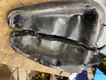 Vtg Gas fuel Tanks 5 Gallon Shovelhead Fatbobs 1967-1972 Emblem Mounts OEM FLH