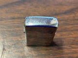 VTG 1972 Polished Chrome Lined Zippo Lighter Slim TL initials
