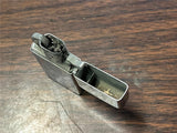 VTG 1972 Polished Chrome Lined Zippo Lighter Slim TL initials