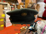 VTG 1960s Original Vietnam War Dated U.S. Army EM Visor Cap w/ Badge sz 7 3/8
