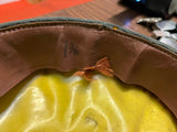 VTG 1960s Original Vietnam War Dated U.S. Army EM Visor Cap w/ Badge sz 7 3/8