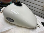Police White Gas Tank Harley Touring Bagger FLH Classic 2008^ 6 gallon Nice!