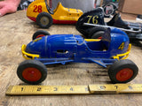NOSCO PLASTICS DOODLE BUG MIDGET RACE CAR INDY MINI 8" WIND UP TOY VTG Erie PA!