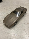 vtg ERTL 1984 AMT silver/gold corvette 1:25 scale collectable car