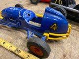 NOSCO PLASTICS DOODLE BUG MIDGET RACE CAR INDY MINI 8" WIND UP TOY VTG Erie PA!