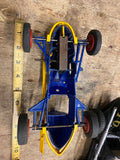 NOSCO PLASTICS DOODLE BUG MIDGET RACE CAR INDY MINI 8" WIND UP TOY VTG Erie PA!