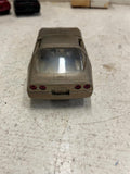 vtg ERTL 1984 AMT silver/gold corvette 1:25 scale collectable car