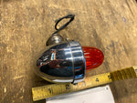 NOS 1940s Dingus Marker light Convex glass lens Harley Truck Mack Knucklehead