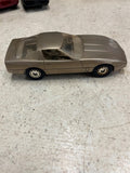 vtg ERTL 1984 AMT silver/gold corvette 1:25 scale collectable car