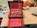 VTG 60 pieces Elkington Silverware set in Decorative Box Made in England