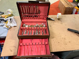VTG 60 pieces Elkington Silverware set in Decorative Box Made in England