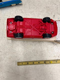 vtg ERTL 1990 corvette convertible bright red 1:25 scale promo car