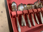 VTG 60 pieces Elkington Silverware set in Decorative Box Made in England