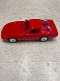 vtg ERTL 1990 Corvette ZR-1 bright red 1:25 scale car collectable