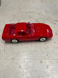 vtg ERTL 1990 Corvette ZR-1 bright red 1:25 scale car collectable