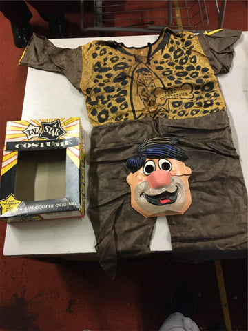 Vtg Ben Cooper Masquerade Halloween Costume T V Star Fred Flintstone Large 12-14