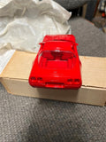 vtg ERTL 1990 bright red corvette ZR-1 collectors car 1:25 scale