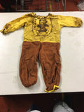 Vtg Ben Cooper Masquerade Halloween Costume TV Star Teddy Bear tiny tot 3-5 # 85
