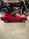 Rolly Toys red Mercedes Benz CLK- Cabrio pedal car Toy 1990's Dealer Promo Rare!