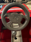 Rolly Toys red Mercedes Benz CLK- Cabrio pedal car Toy 1990's Dealer Promo Rare!