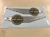 Harley-Davidson Silver Eagle Gas Fuel Tank Decal Set Shovelhead FLH Sticker