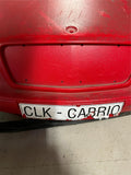 Rolly Toys red Mercedes Benz CLK- Cabrio pedal car Toy 1990's Dealer Promo Rare!