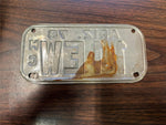 VTG 1978 Arizona State Motorcycle License Plate 11EW Original