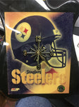 Vintage Pittsburgh Steelers Guitar Wall Clock NFL Photo File Official NFL Wooden