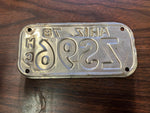 VTG 1978 Arizona State Motorcycle License Plate ZS96 Original