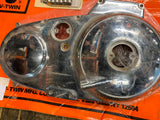 Chrome Primary Clutch Cover Kit Harley Sportster 883 1200 1991-1993 Bolts Gasket