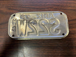 VTG 1979 State of Arizona Motorcycle License Plate S22W Original