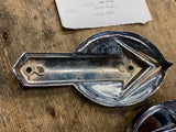 Original Gas Tank Emblems 1959-1960 Panhead XLH Sportster Factory Rechrome VTG