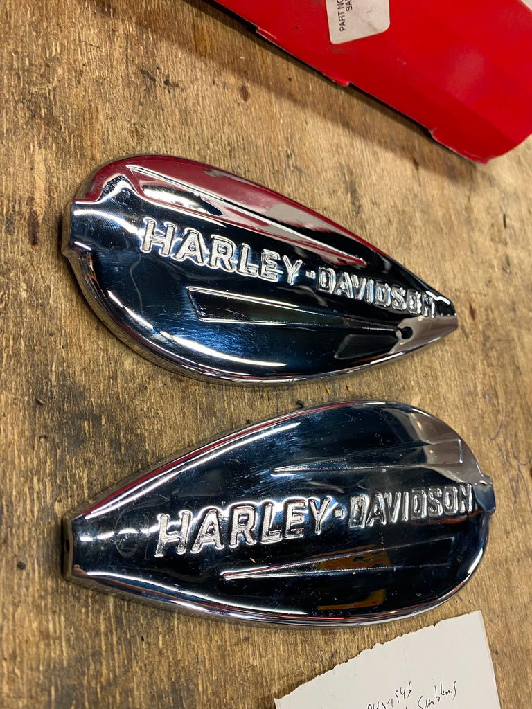 Knucklehead Emblems Original Gas Tank Emblems 1940-1946 Knucklehead UL Flathead Factory Re ...