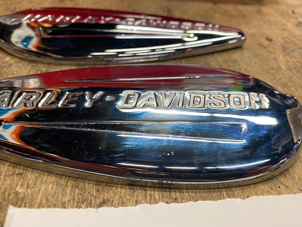 Knucklehead Emblems Original Gas Tank Emblems 1940-1946 Knucklehead UL Flathead Factory Re ...