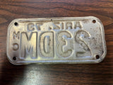 VTG 1973 State of Arizona Motorcycle License Plate 23DM Original