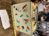 Vtg 50's Teenager School time Lunchbox Cheerleader Dance Football sports Basebal