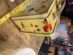 Vtg 50's Teenager School time Lunchbox Cheerleader Dance Football sports Basebal