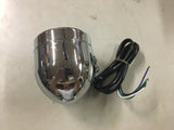 Dual chrome Headlights headlamp 4" kit Softail Wide Glide Dyna Harley P/N 27913