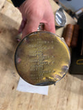 Vtg badger brass 1900 Carbide Head lamp Harley Hendee Henderson Pope thor Jewels