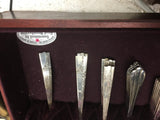 RARE Caprice Nobility Plate Club Silverware set antique members book box posters