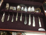 RARE Caprice Nobility Plate Club Silverware set antique members book box posters