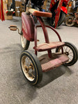 Vtg Murray Tricycle Red Double Step Skirted Fender Streamers Bicycle Kids Surviv