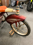 Vtg Murray Tricycle Red Double Step Skirted Fender Streamers Bicycle Kids Surviv