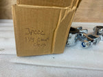 3 Piece Clamps Harley Honda Highway pegs motorcycle Crash Bar 1"- 1 1/4 Touring