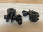 3 Piece Clamps Harley Honda Highway pegs motorcycle Crash Bar 1"- 1 1/4 Clevis