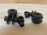 3 Piece Clamps Harley Honda Highway pegs motorcycle Crash Bar 1"- 1 1/4 Clevis