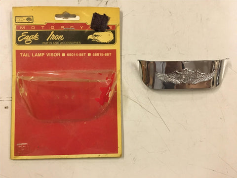 Live to ride taillight visor Harley Panhead Shovelhead Ironhead 1955-1972 Flh