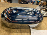 Oval Chrome Air cleaner Cover Ironhead Sportster Shovelhead Evo OEM FLH FX Super