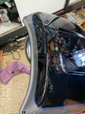 Black Silver Charcoal Tour Pak Lid Harley Ultra Classic Glide 2014^ FLH Bagger!